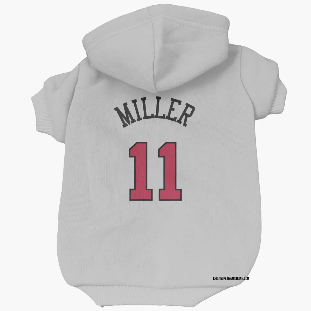 Chicago Bulls Leonard Miller White Pet Hoodie for Dog & Cat
