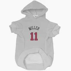 Chicago Bulls Leonard Miller White Pet Hoodie for Dog & Cat