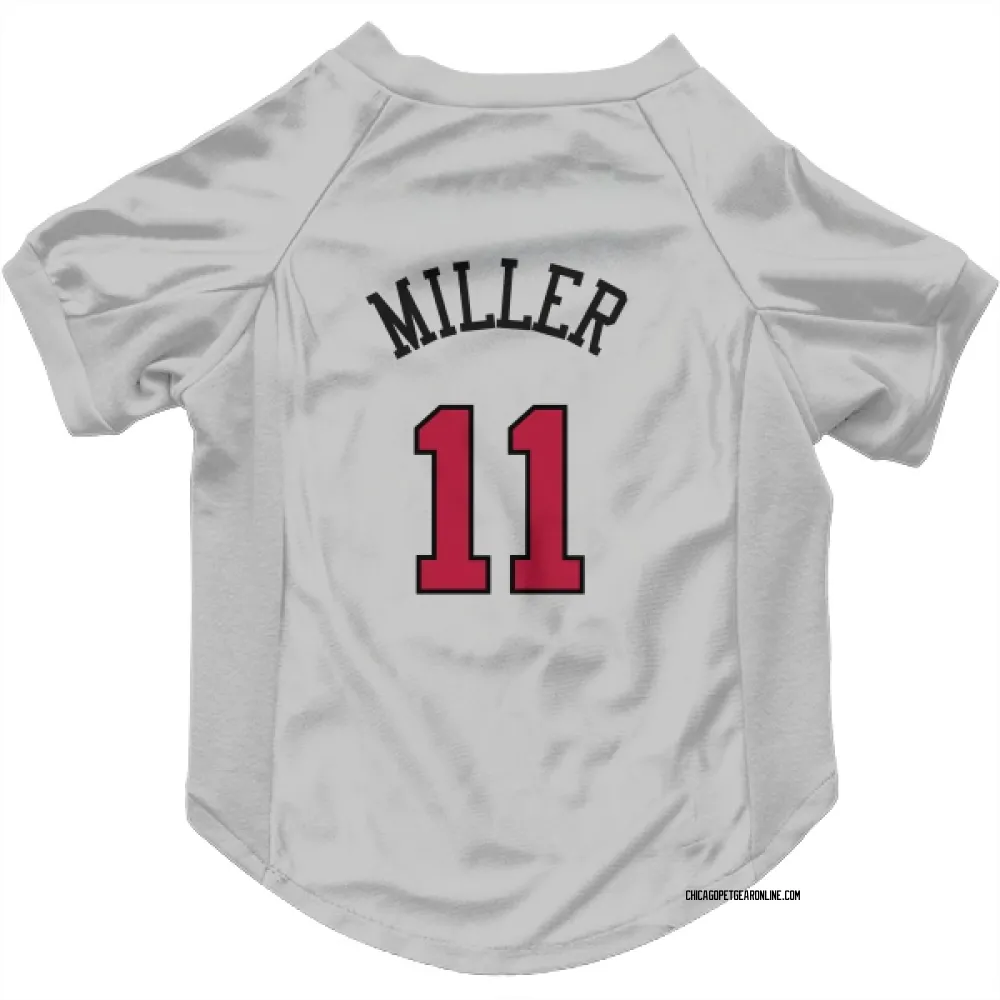 Chicago Bulls Leonard Miller White Pet Jersey for Dog & Cat