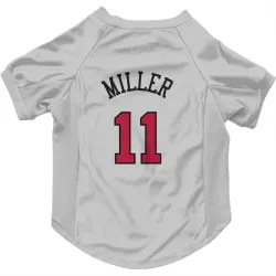 Chicago Bulls Leonard Miller White Pet Jersey for Dog & Cat