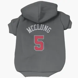 Chicago Bulls Mac McClung Black Pet Hoodie for Dog & Cat