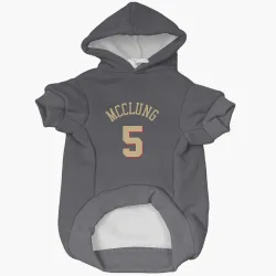 Chicago Bulls Mac McClung Gray Pet Hoodie for Dog & Cat