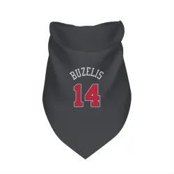 Chicago Bulls Matas Buzelis Black Pet Bandana for Dog & Cat