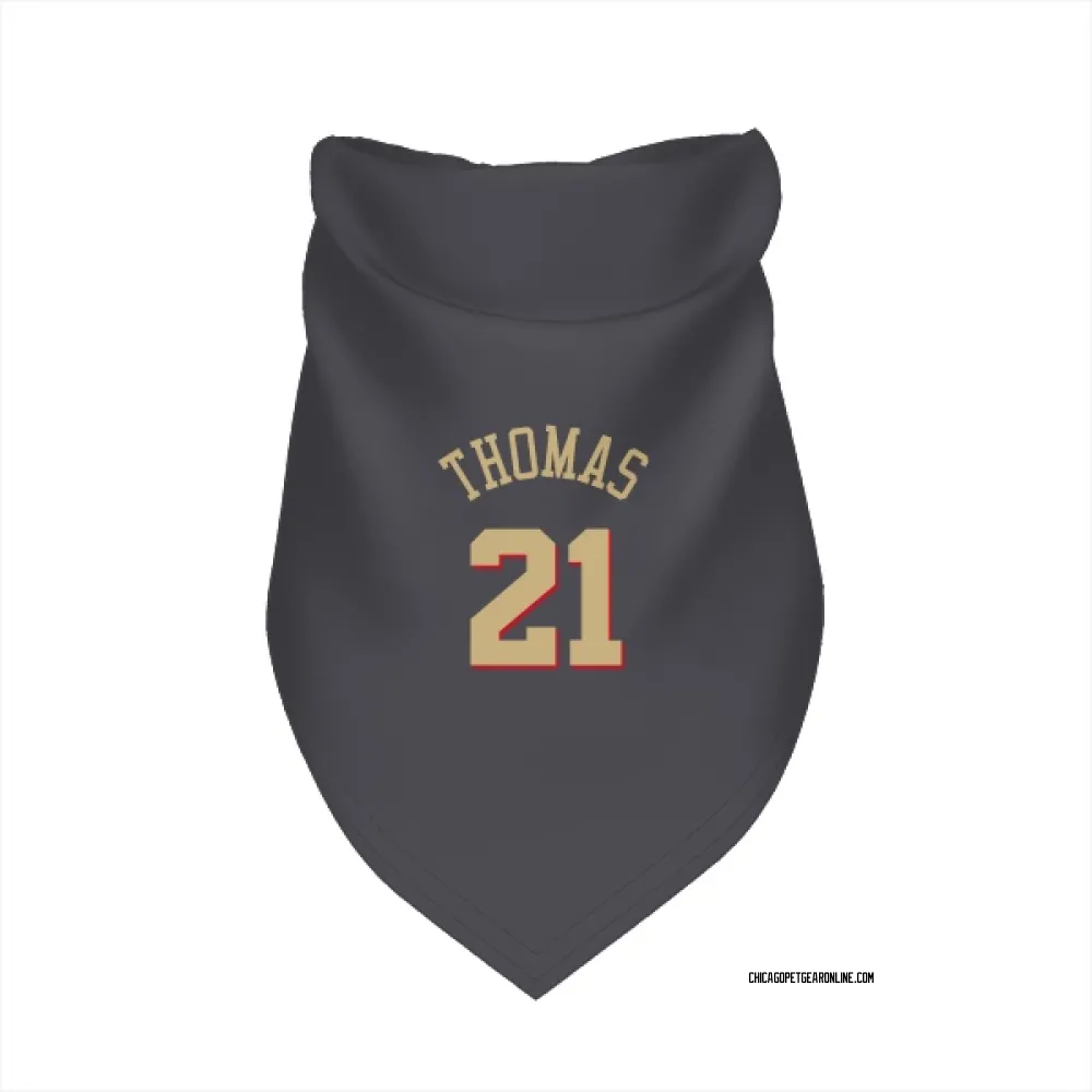 Chicago Bulls Matt Thomas Gray Pet Bandana for Dog & Cat