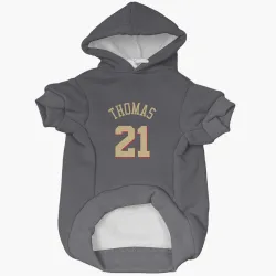 Chicago Bulls Matt Thomas Gray Pet Hoodie for Dog & Cat
