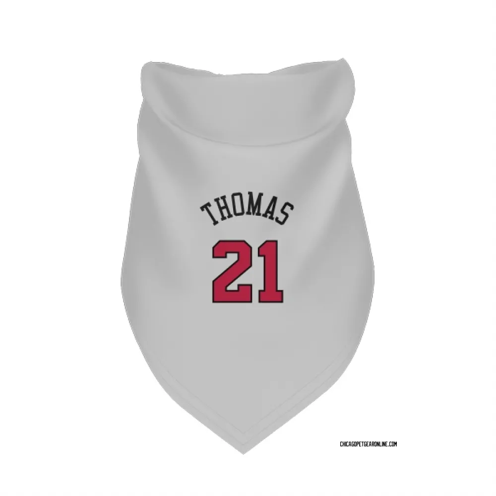 Chicago Bulls Matt Thomas White Pet Bandana for Dog & Cat