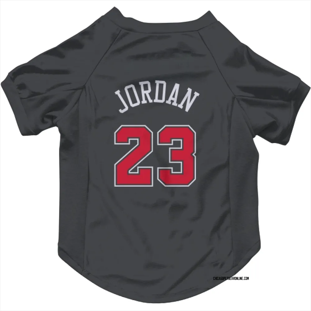 Chicago Bulls Michael Jordan Black Pet Jersey for Dog & Cat