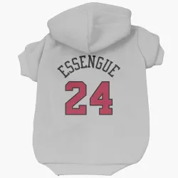 Chicago Bulls Noa Essengue White Pet Hoodie for Dog & Cat