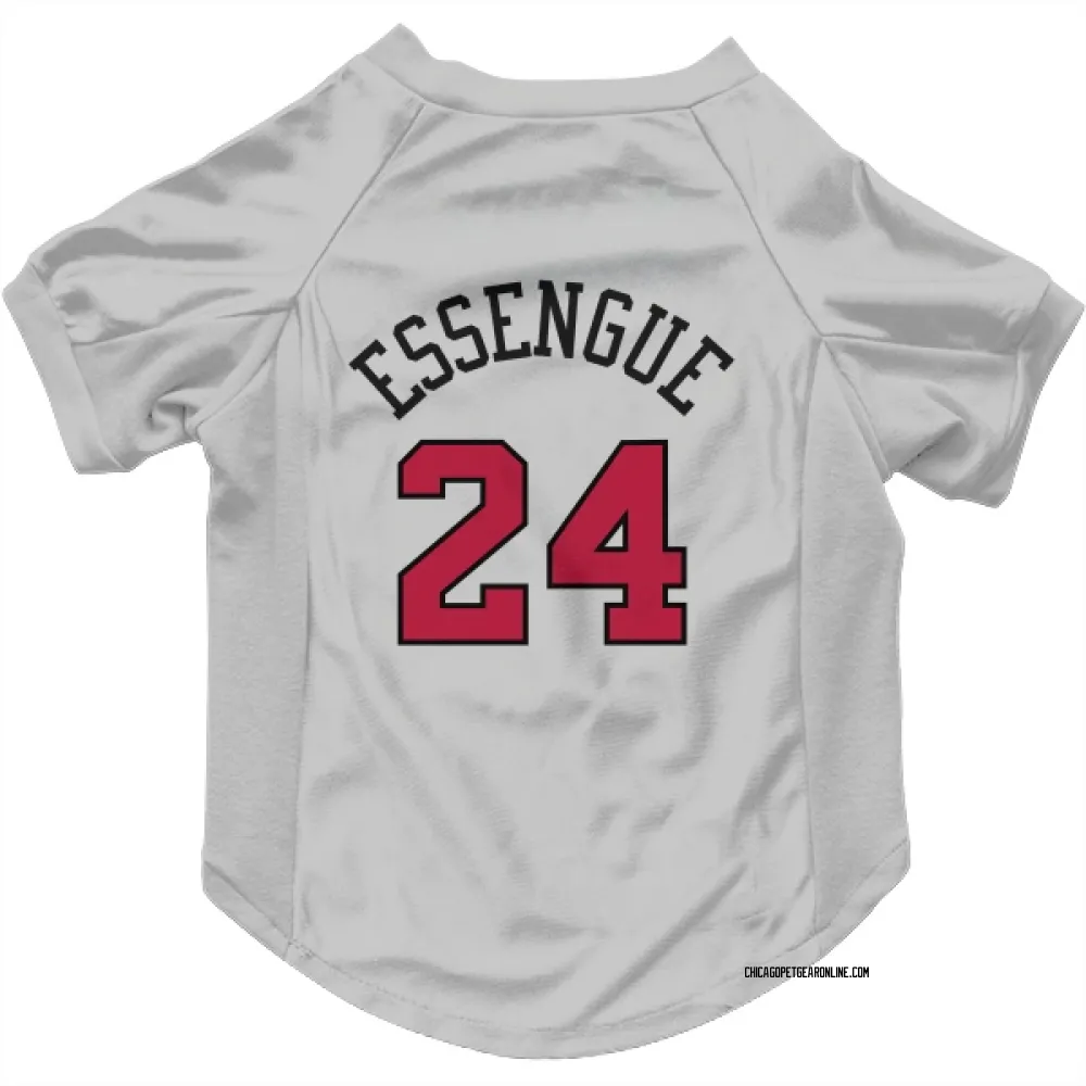 Chicago Bulls Noa Essengue White Pet Jersey for Dog & Cat
