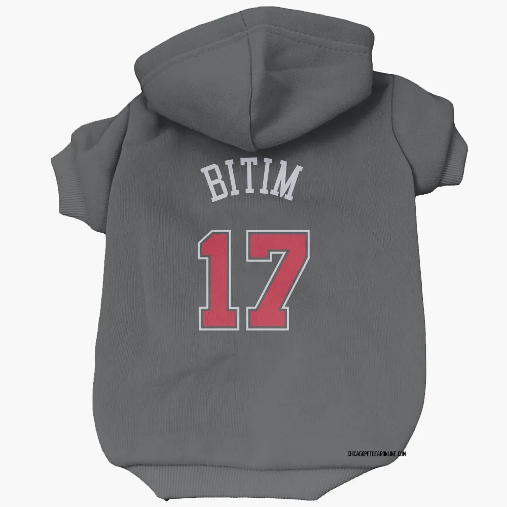 Chicago Bulls Onuralp Bitim Black Pet Hoodie for Dog & Cat
