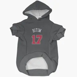 Chicago Bulls Onuralp Bitim Black Pet Hoodie for Dog & Cat