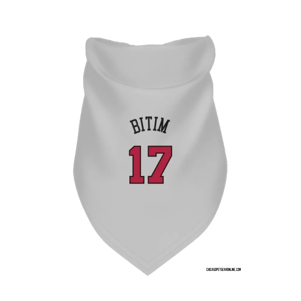 Chicago Bulls Onuralp Bitim White Pet Bandana for Dog & Cat