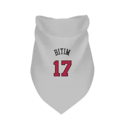 Chicago Bulls Onuralp Bitim White Pet Bandana for Dog & Cat