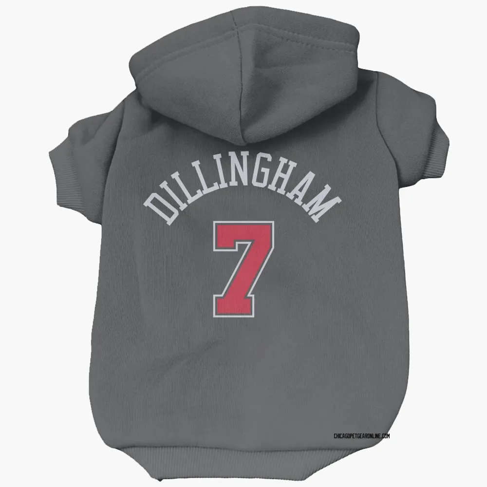 Chicago Bulls Rob Dillingham Black Pet Hoodie for Dog & Cat