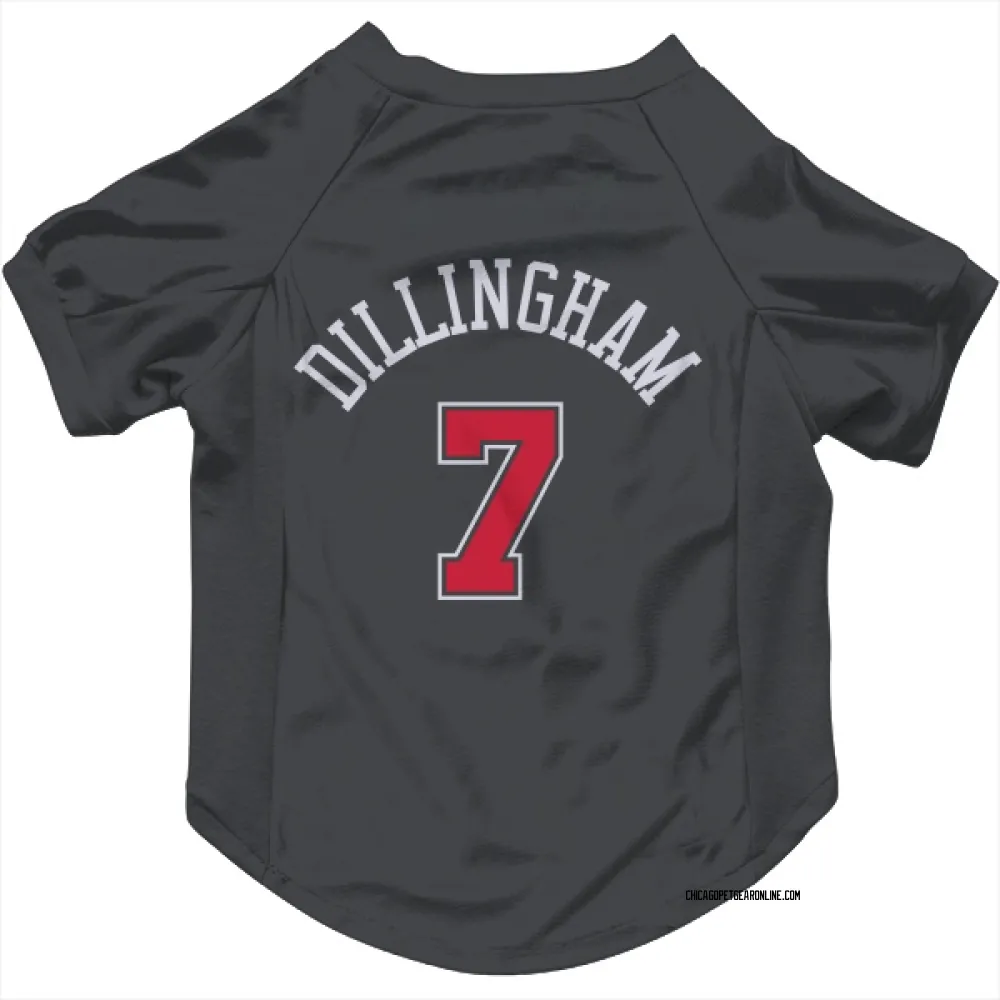 Chicago Bulls Rob Dillingham Black Pet Jersey for Dog & Cat