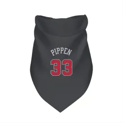 Chicago Bulls Scottie Pippen Black Pet Bandana for Dog & Cat