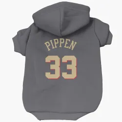 Chicago Bulls Scottie Pippen Gray Pet Hoodie for Dog & Cat