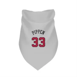 Chicago Bulls Scottie Pippen White Pet Bandana for Dog & Cat