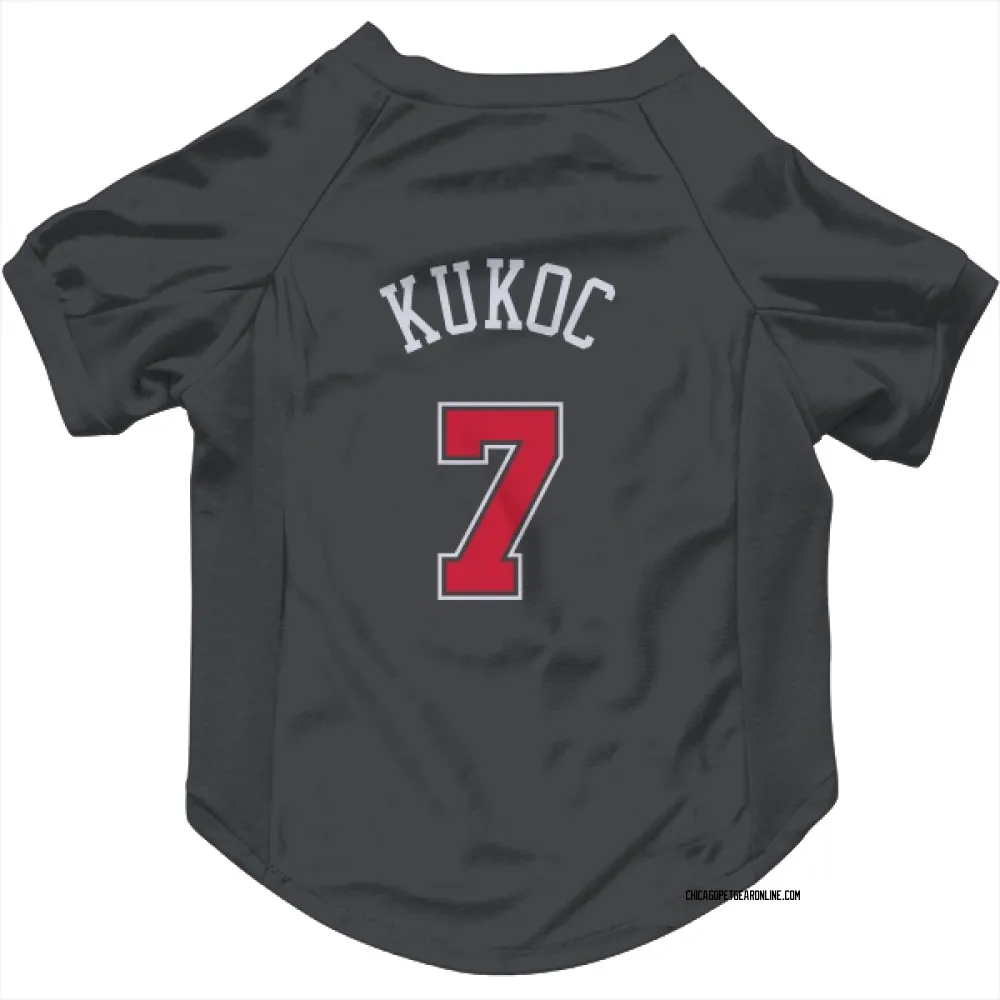 Chicago Bulls Toni Kukoc Black Pet Jersey for Dog & Cat