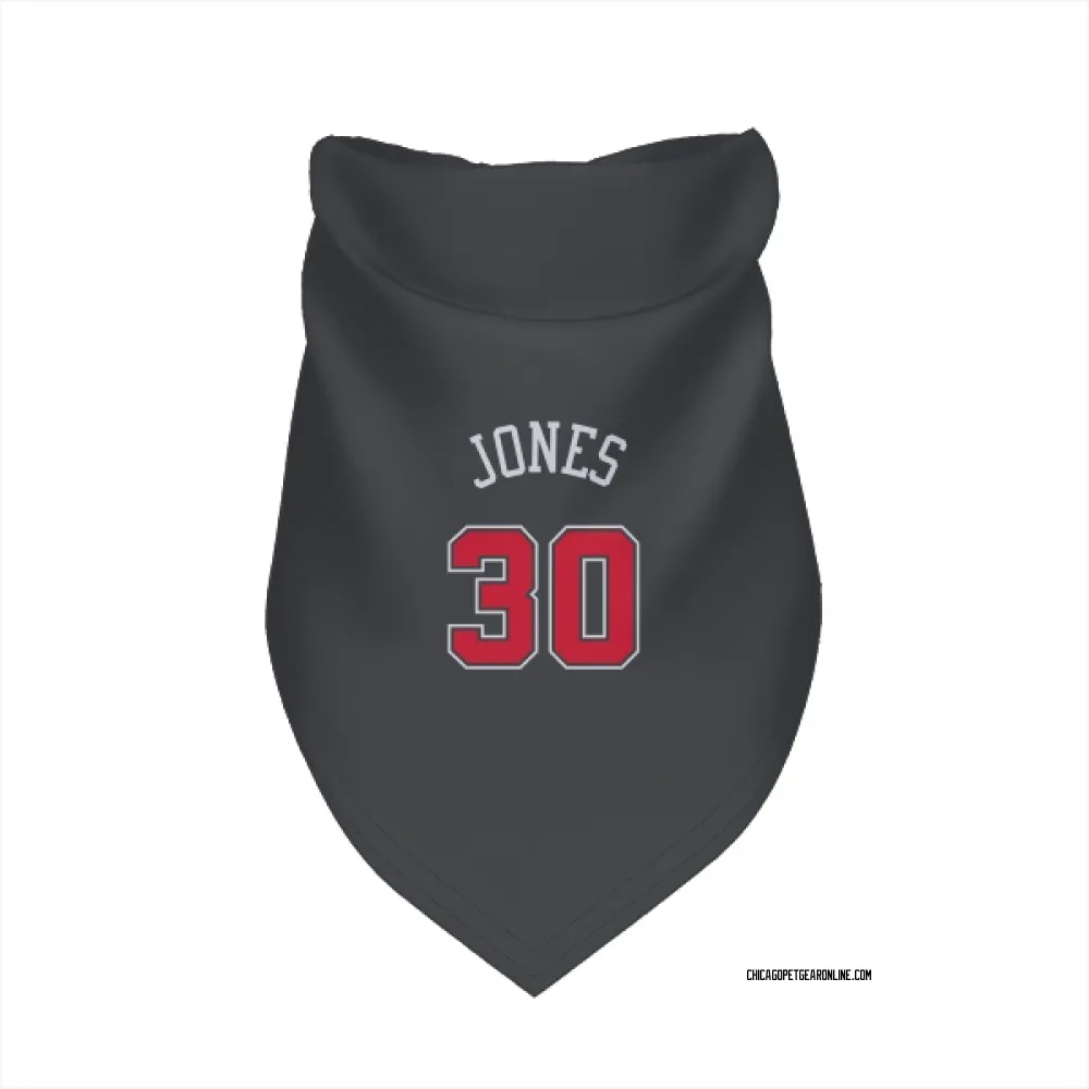 Chicago Bulls Tre Jones Black Pet Bandana for Dog & Cat