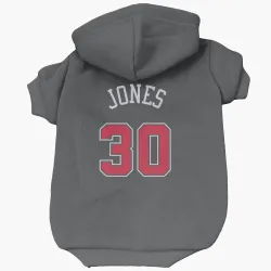 Chicago Bulls Tre Jones Black Pet Hoodie for Dog & Cat