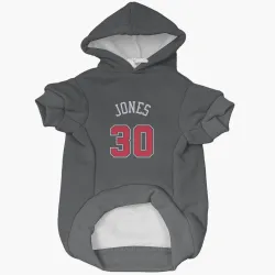 Chicago Bulls Tre Jones Black Pet Hoodie for Dog & Cat