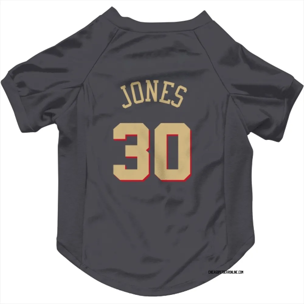 Chicago Bulls Tre Jones Gray Pet Jersey for Dog & Cat