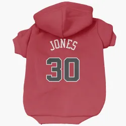 Chicago Bulls Tre Jones Red Pet Hoodie for Dog & Cat