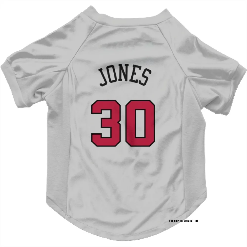 Chicago Bulls Tre Jones White Pet Jersey for Dog & Cat