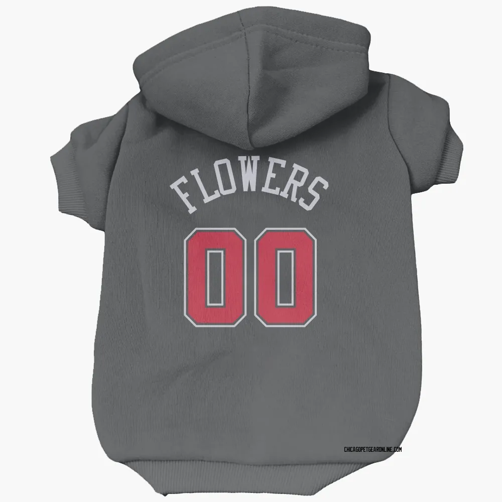 Chicago Bulls Trentyn Flowers Black Pet Hoodie for Dog & Cat