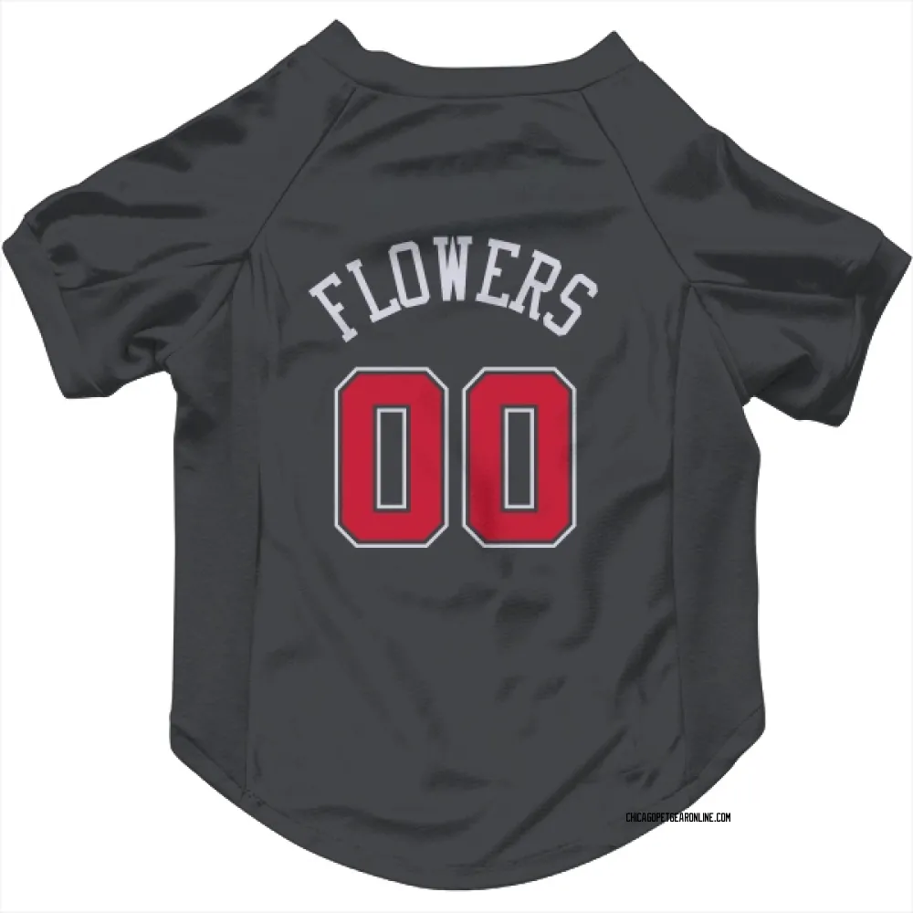 Chicago Bulls Trentyn Flowers Black Pet Jersey for Dog & Cat