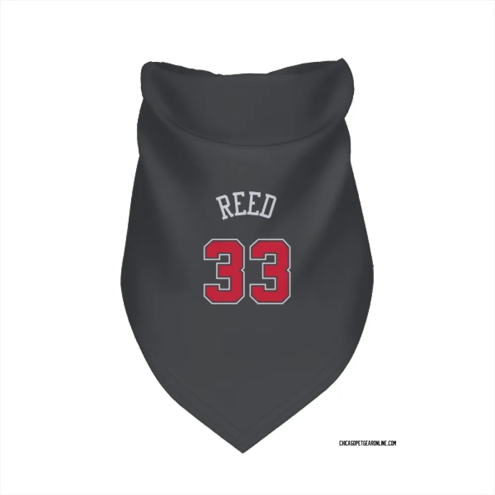 Chicago Bulls Willie Reed Black Pet Bandana for Dog & Cat