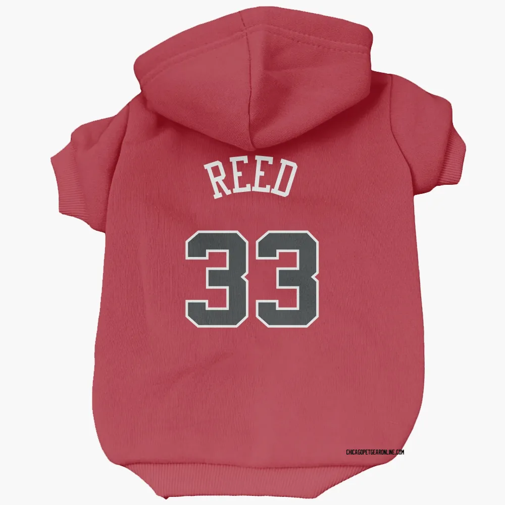 Chicago Bulls Willie Reed Red Pet Hoodie for Dog & Cat