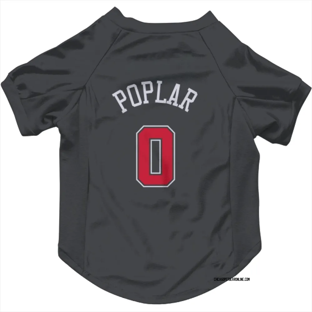 Chicago Bulls Wooga Poplar Black Pet Jersey for Dog & Cat
