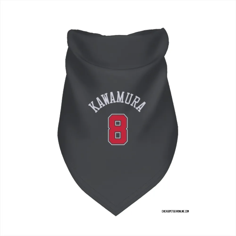Chicago Bulls Yuki Kawamura Black Pet Bandana for Dog & Cat