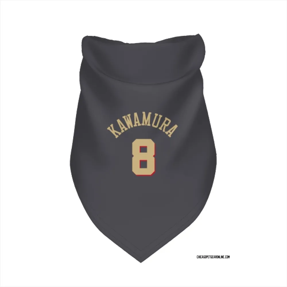 Chicago Bulls Yuki Kawamura Gray Pet Bandana for Dog & Cat