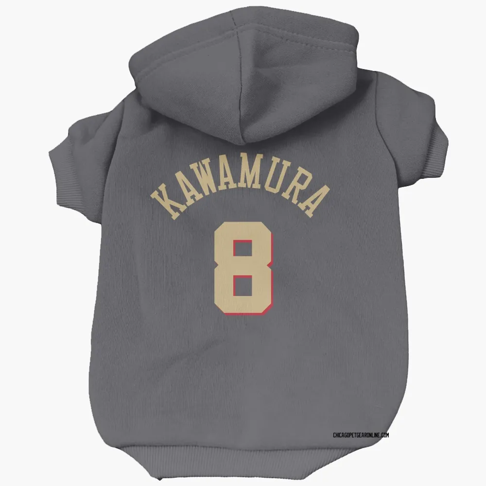 Chicago Bulls Yuki Kawamura Gray Pet Hoodie for Dog & Cat