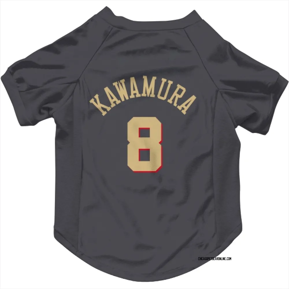 Chicago Bulls Yuki Kawamura Gray Pet Jersey for Dog & Cat