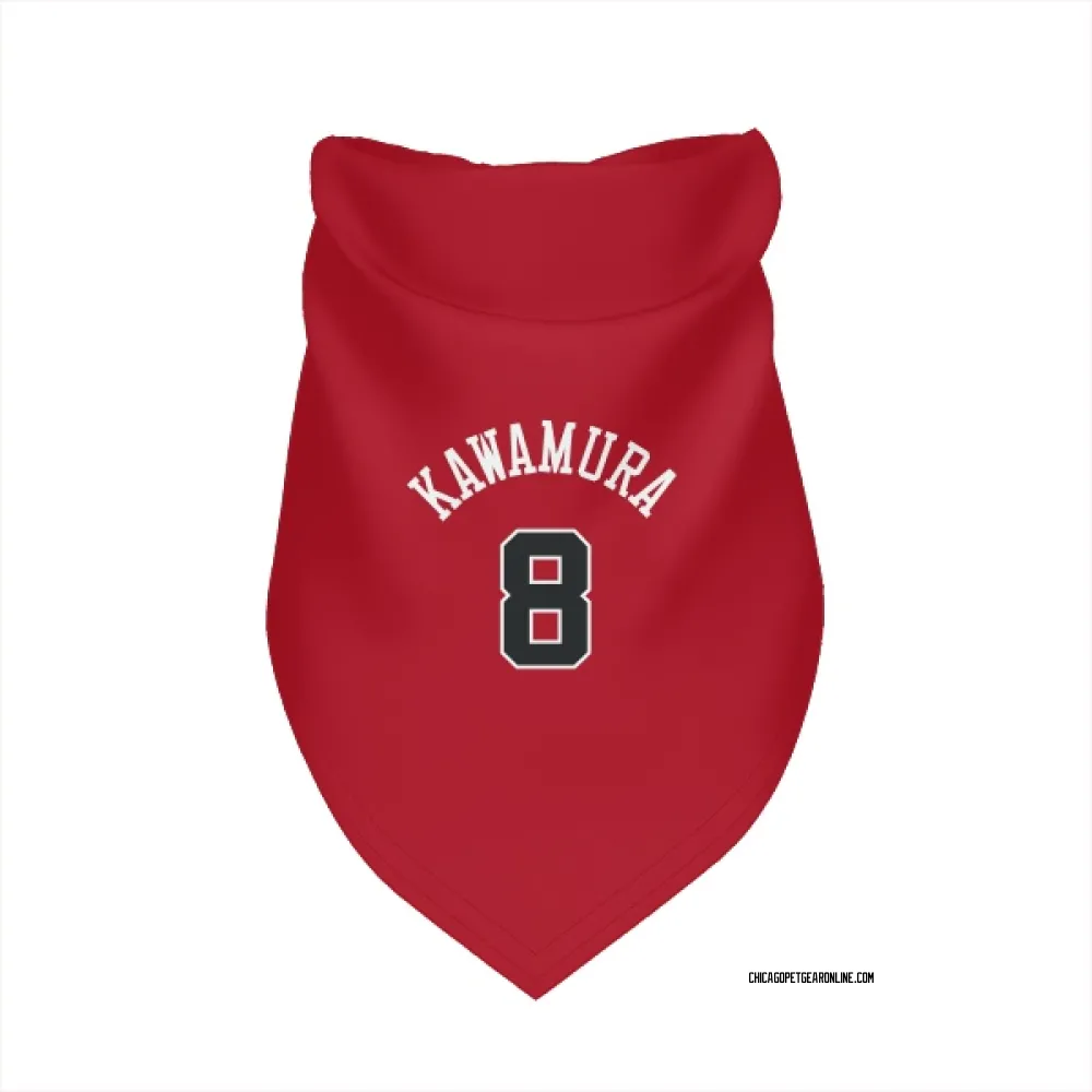 Chicago Bulls Yuki Kawamura Red Pet Bandana for Dog & Cat