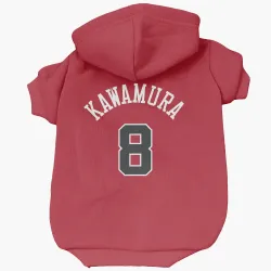Chicago Bulls Yuki Kawamura Red Pet Hoodie for Dog & Cat