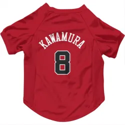 Chicago Bulls Yuki Kawamura Red Pet Jersey for Dog & Cat