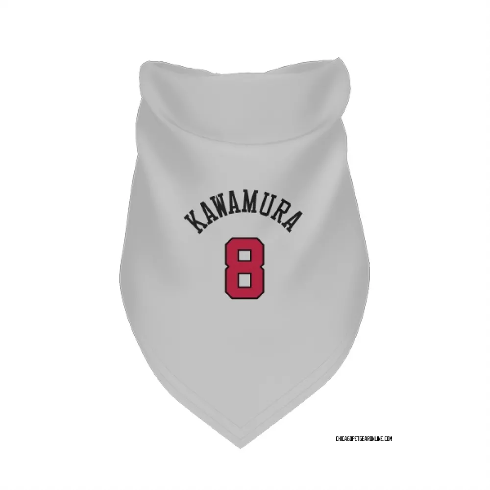 Chicago Bulls Yuki Kawamura White Pet Bandana for Dog & Cat
