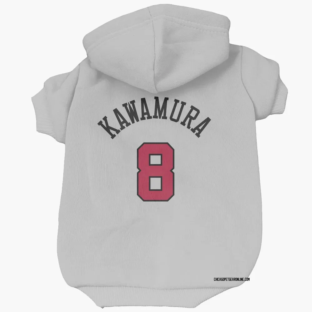 Chicago Bulls Yuki Kawamura White Pet Hoodie for Dog & Cat